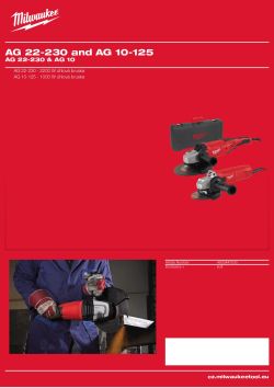 MILWAUKEE AG 22-230 & AG 10 4933447030 A4 PDF