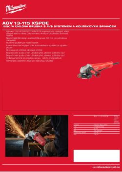 MILWAUKEE AGV 13 XSPDE 4933459104 A4 PDF