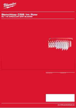 MILWAUKEE EU 1 m Circular Saw Blades 4932479734 A4 PDF