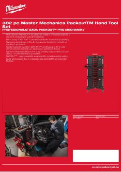 MILWAUKEE 382dílná profesionální sada ručního nářadí PACKOUT™ 4932501863 A4 PDF