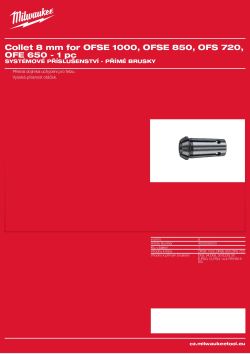 MILWAUKEE ⌀ 8 mm kleština 4932256303 A4 PDF