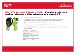 MILWAUKEE Rukavice Hi-Vis Cut Cut C - 11/XXL - 144 párů 4932479023 A4 PDF