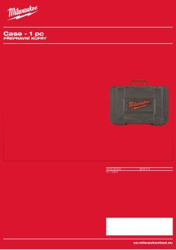 MILWAUKEE Transport cases 48550719 A4 PDF