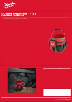 MILWAUKEE Kbelíkový organizér 4932459430 A4 PDF