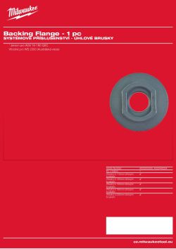 MILWAUKEE Upínací příruba 4932263299 A4 PDF