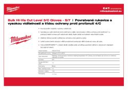 MILWAUKEE Rukavice Hi-Vis Cut Cut C - 7/S - 144 párů 4932479722 A4 PDF