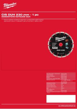 MILWAUKEE Contractor DUH 4932478710 A4 PDF