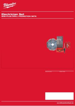 MILWAUKEE SDS-Plus Drill Promotion Sets 4932471964 A4 PDF