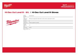 MILWAUKEE Rukavice Cut Hi-Dex Cut Cut B - 9/L - 1 pár 4932480493 A4 PDF