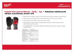 MILWAUKEE Rukavice Impact Cut E - 10/XL - 1 pár 4932479572 A4 PDF