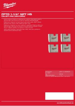 MILWAUKEE Čelisti 1¼″ NPT HS 4932480224 A4 PDF