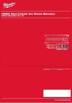MILWAUKEE EU 1 m Metal Drilling 4932480767 A4 PDF