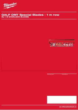 MILWAUKEE EU 1 m Starlock Blades 4932478818 A4 PDF