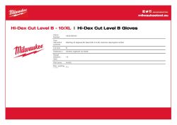 MILWAUKEE Rukavice Cut Hi-Dex Cut Cut B - 10/XL - 1 pár 4932480494 A4 PDF