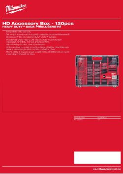 MILWAUKEE HD accessory sets 4932464550 A4 PDF