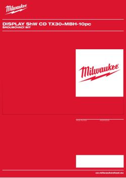 MILWAUKEE Screwdriver Bit Misc 4932430228 A4 PDF