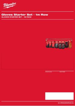 MILWAUKEE Rukavice – startovací sada, šířka 1 m 4932478480 A4 PDF
