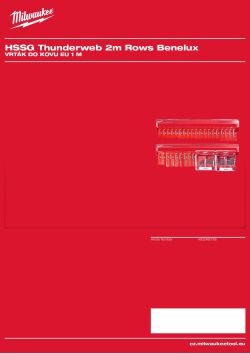 MILWAUKEE EU 1 m Metal Drilling 4932480766 A4 PDF