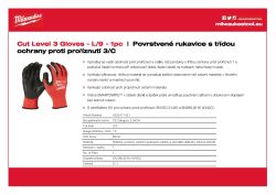 MILWAUKEE Rukavice CutC - 9/L - 1 pár 4932471421 A4 PDF