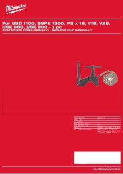 MILWAUKEE Heavy duty litinový svěrák s upnutím (č. součástky 45160604). Maximální rozměr 4″ / 110 mm. 49221016 A4 PDF