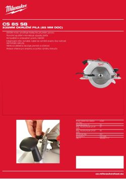MILWAUKEE CS 85 SB 4933451118 A4 PDF