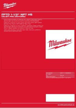 MILWAUKEE Čelisti 1½″ NPT HS 4932480225 A4 PDF