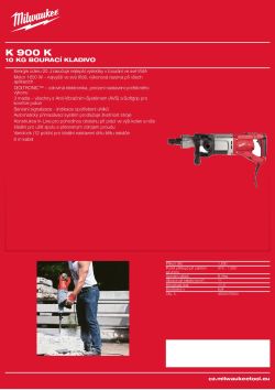 MILWAUKEE 10 kg bourací kladivo třídy K-Hex 4933502479 A4 PDF