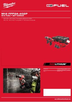 MILWAUKEE M12 FUEL™ set nářadí 4933471144 A4 PDF