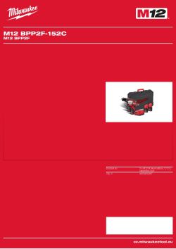 MILWAUKEE M12 BPP2F 4933459387 A4 PDF