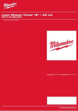 MILWAUKEE Kryt sekačky na trávu 18" / 46 cm 4932492108 A4 PDF
