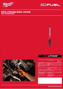 MILWAUKEE M12 FIR38LRG2 4933501108 A4 PDF