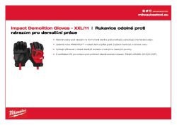 MILWAUKEE Rukavice Impact Demolition - XXL/11 - 1 pár 4932471911 A4 PDF