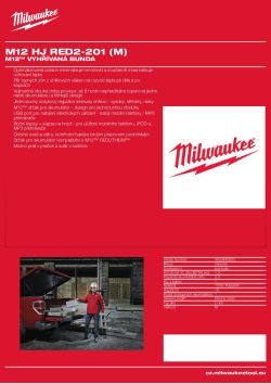 MILWAUKEE M12™ vyhřívaná bunda 4933443833 A4 PDF