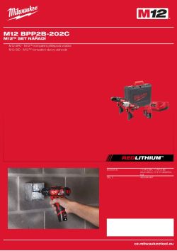 MILWAUKEE M12 BPP2B 4933471740 A4 PDF