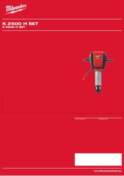 MILWAUKEE K 2500 H SET 4933464192 A4 PDF