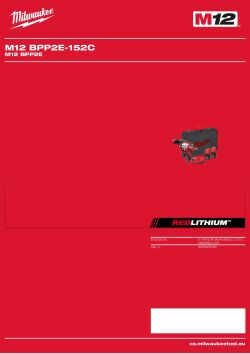 MILWAUKEE M12 BPP2E 4933459386 A4 PDF