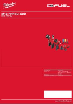 MILWAUKEE M12 FPP3U 4933500538 A4 PDF