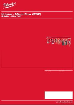 MILWAUKEE Knives - 90cm Row 4932478572 A4 PDF