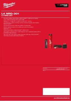 MILWAUKEE REDLITHIUM™ Akumulátor a nabíječka USB 4932492629 A4 PDF