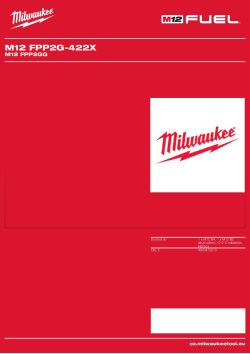 MILWAUKEE M12 FPP2GG 4933472210 A4 PDF