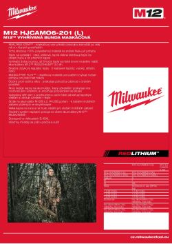 MILWAUKEE M12 HJ CAMO6 4932492946 A4 PDF