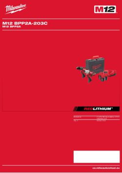 MILWAUKEE M12 BPP2A 4933471552 A4 PDF