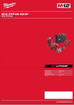 MILWAUKEE M12 FPP4B 4933492428 A4 PDF
