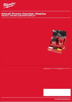 MILWAUKEE Inkzall Promo Counter Display 4932478796 A4 PDF