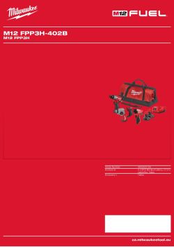 MILWAUKEE M12 FPP3H 4933500126 A4 PDF
