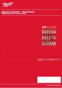 MILWAUKEE EU Red Rack Jigsaw Blades 4932352648 A4 PDF