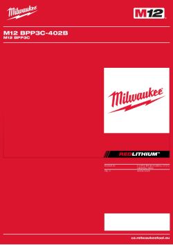 MILWAUKEE M12 BPP3C 4933472026 A4 PDF