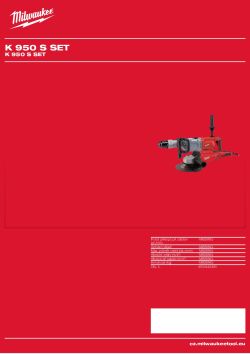 MILWAUKEE K 950 S SET 4933442490 A4 PDF