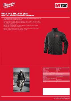 MILWAUKEE M12™ VYHŘÍVANÉ BUNDY PREMIUM 4933451587 A4 PDF