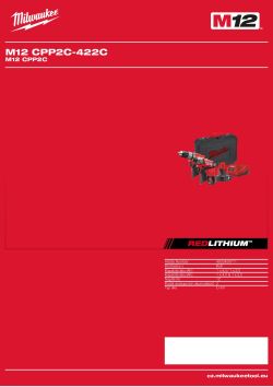 MILWAUKEE M12 CPP2C 4933459711 A4 PDF